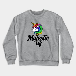 Majestic AF Unicorn Crewneck Sweatshirt